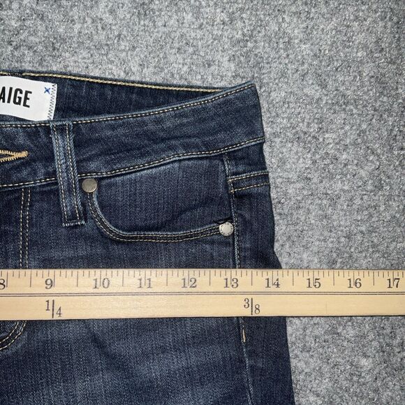 PAIGE Jeans Womens Size 24 Blue Verdugo Ankle Nottingham Skinny - Picture 4 of 11